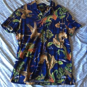 Polo Ralph Lauren Dragon Tiger Eagle Floral TShirt